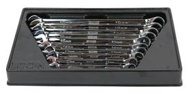 Wrm10-19 Icon 10-piece Professional Metric Ratcheting Combination Wrench Set
