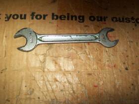 41617 Indestro 1 Of Vintage 16mm And 17mm Double Open End Wrench