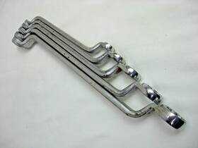 911-915 Indestro Rmk99 Vtg Double-offset Boxed-end Forged Wrench Lot 5 #911-915 Gc St135