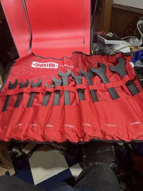 3744574 Ironton Jumbo Combination Wrench Set 10 Pcs. Sae