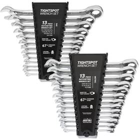 26pcrw Jaeger 26pc Tightspot Ratcheting Wrench Master Set - Metric And Inch/sae Combination S