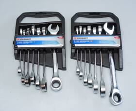 2297246 Jobsmart Ma5 2 Set Of 14 Pc Total Combination Ratching Wrench