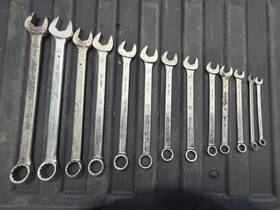 John Deere 52-716 Rare 13 Piece Usa Wrenches 3/8 Through 1 1/18 With Old Logo