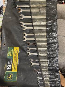 Ty24216 John Deere Metric Full-polished Combination Wrench Set Made In Usa