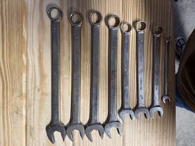 Ty3513 John Deere Rare Polished Combination Wrenches Usa Made With Old Logo