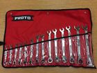 Jscvm-14sa Proto New Usa Metric Combination Ratcheting Wrench Set Spline