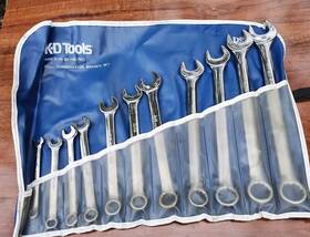 6300 Kd K-d Tools Usa 12 Piece Sae Combination Wrench Set 3/8 Inch - 1 Polished Chrome