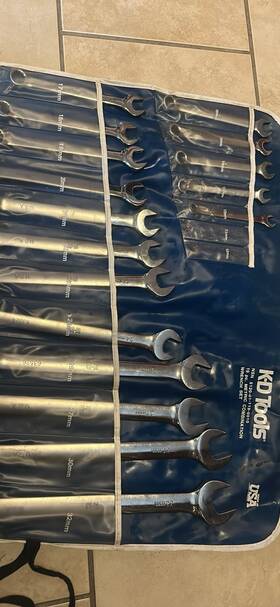 Kd Tools 5120-01-119-0010 19pc Metric Combination Wrench Set Chrome Steel 5mm-32mm Silver