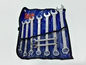 68060 Klein Tools Usa Made 7pc Sae 3/8-3/4 Wrench Set Kit Bag 2 Small Addons