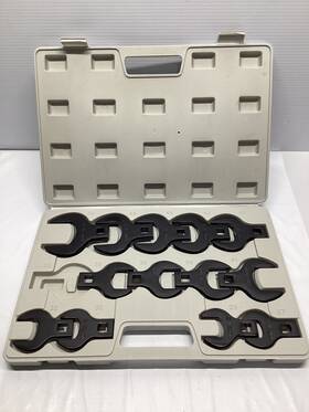 2809305 Klutch Jumbo Metric Crowfoot Wrench Set 13-pc. Read Description