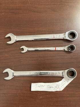 338392 Kobalt 338403 Lot Of 3pc Ratcheting Wrenches 1/2 Inch 0719 5/16 0321