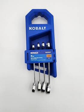Kobalt 6525027 4pc Ratchet Metric Reversible Wrench Set #6525027