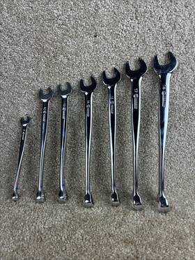 7pc.combination Kobalt 69731 Cross Force Metric Wrench Set Nice Condition