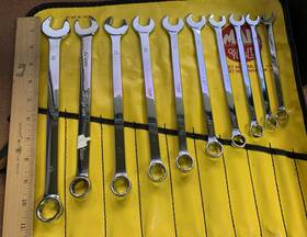 Kb146 Mac Tools Combination Wrench Set With 1 Snap On 10 Piece 10mm - 19mm