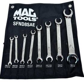 Sfnd8sae Mac Tools 7 Pc Sae Flare Nut Wrench Set -