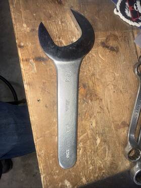 Martin 169795014224 1956 1-3/4 Inch Short Thin Pattern Service Wrench Sae Made In Usa