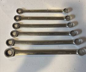 Matco Grblm14 Tools 14 15 16 17 19 21 Metric Long Ratcheting 12 Pt Box Wrench Set Of 6