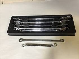 Matco Srwfxlm52t 5 Piece Long Double Box Flexible Ratchet Wrench Set Metric Tool