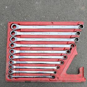 Matco Tools Grbzxl1919 Grbzxl Ratcheting Combination Wrench Set Metric 10pc