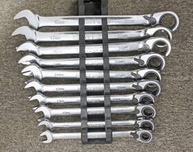 S7grrcm Matco Tools Series 10 Piece Metric Reversible Combination Ratcheting Wrench Se
