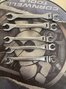 Matco Tools Woea8 Woea Ratcheting Flex Head Open End Wrench Set 8-12mm 5pc