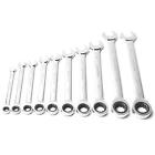 Max-11 Professional Maxpower Sae Ratcheting Combination Wrench Set Grade Box