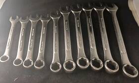Met-0110 Metrinch Combination Wrench Set 10 Piece 10mm-19mm Metric/sae 2-in-1