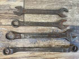 Ndf-102 New Britain Tools Ndf-56 4 Piece Wrench Set Vintage Usa Ndf-18 Ndf-60