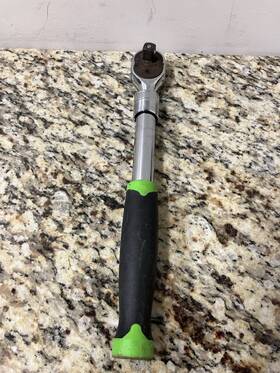 Pittsburgh 59847 1/2 Inch Drive Extendable Ratchet With Comfort Grip Extends 12 -18 #59847