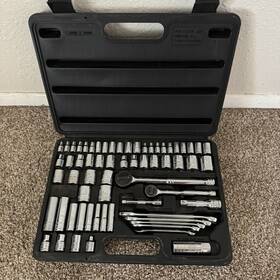 640073 Powerbuilt Usa 65 Pc Complete Mechanic Tool Set Socket Ratchet Wrench