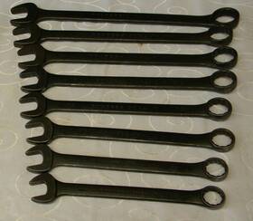 1222b-1236b Proto Professional 8pc Sae 12pt Black Oxide Combination Wrench Set 11/16 Inch -1-1/8