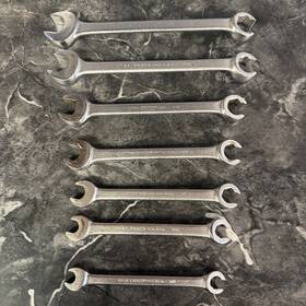 Proto 3751-3757 3/8 To 3/4 Flare Nut Combination Wrench Set Usa Made 7pc