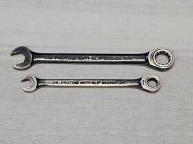 Scr12 Proto Scr18 2 Anti-slip Ratcheting Combination Spline Wrench Sae 9/16 3/8 Inch