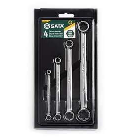 Sata 891645089177 4-piece Etorx Box Wrench Set Double E-torx Box-end Design With 4 Wrenches Coverin