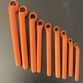 Ms-21 Sibille Ms 21 Insulated 1000v Box Wrench Set 9 Piece Sae 3/4 To 1/2 In