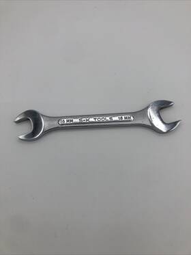 8216 Sk S-k Tools 18mm- 16mm Open End Wrench Vintage Usa