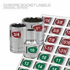 Skt001 Steellabels Chrome Socket Labels