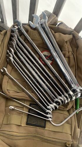 Oexlm8b Snap-on 10b-19b 13 Pc. Metric Wrench Set 23b 24b 8mm 10mm-19mm 23mm 24mm