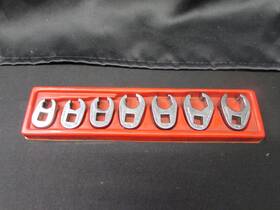 Snap-on D505-10b Snap-on 7piece 3/8 Inch Drv Sae 6point Flank Drive Flare Nut Crowfoot Wrench Set D2