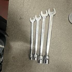 Snap-on Fhom2 Snap-on Metric Combination Wrench Set Chrome 12-19mm 4pcs Alloy Steel