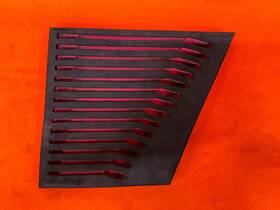 Fmwr05br Snap-on Tools 14pc Metric 4-way Angle Wrench Set Foam Only