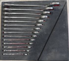 Snap-on Fwmmb14a Snap-on Metric Flank Drive Plus 4 Way Wrench Set 14pc 10-27mm