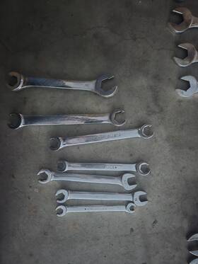 Fxs16188 Snap-on 7-piece Combination Wrench Set Sae Steel Chrome Finish Silver 3/4-1/2 In