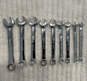 Snap-on Ox12 Snap-on Ox Midget Combination Wrench Set 9pc Sae Usa Stubby 1/8 Inch -3/8 Oxi4-oxi12