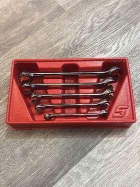 Snap On Pakty284 Snap-on Tools Sae Flare Nut Line Wrench Set Double End / Used