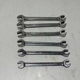 Rxfsm605 Snap-on 6pc Open End / Flare Nut Metric Wrench Set 10-15mm