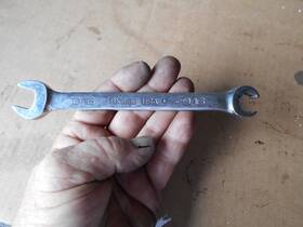 Snap-on Rxs188 Wrench 9/16ftft Rxs18 Sae 6-point Open End / Flare Nut Usa
