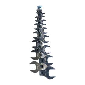 Scom16 Snap-on 14-piece Crowfoot Wrench Set Sae Chrome Plated Metal Silver