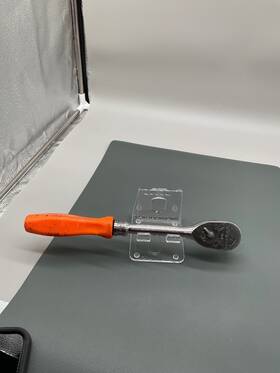 Sh9360 Snap-on Ratchet Wrench Orange Handle Ratcheting Socket 1/2 Driused