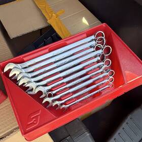 Snap-on Soex29 Snap-on Sae Combination Wrench Set 8pc Polished Steel 7/16-7/8 In